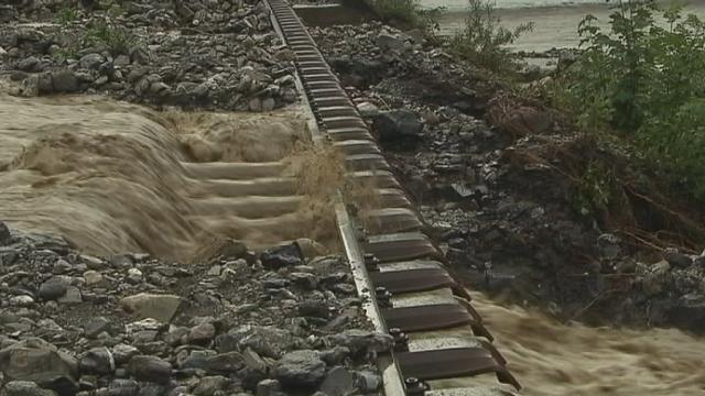 Fortes intempéries en Suisse centrale et orientale