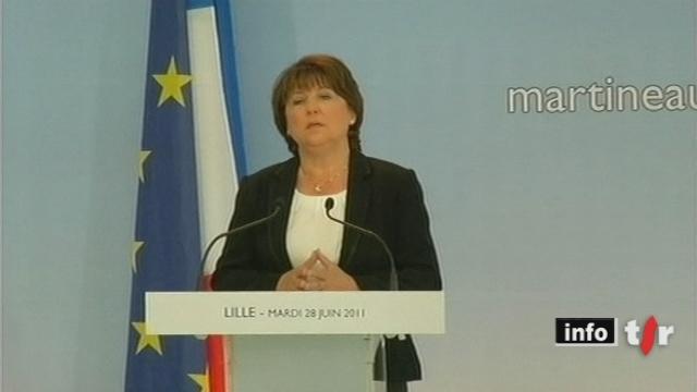 En France, la socialiste Martine Aubry a annoncé qu'elle se lançait dans la course à la présidentielle de 2012