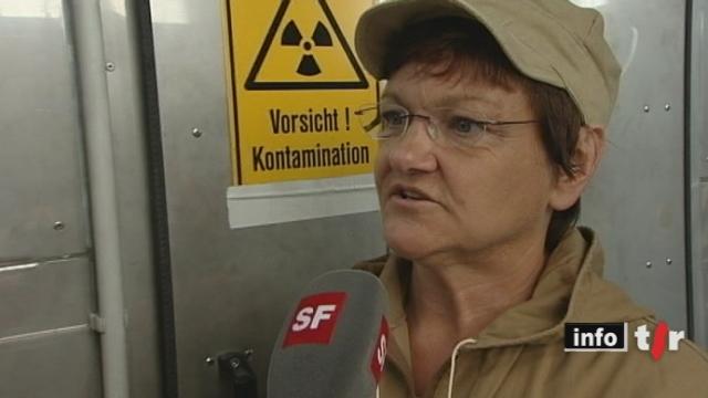 Sortie du nucléaire: reportage sur le démantèlement d'une centrale nucléaire au Nord de l'Allemagne