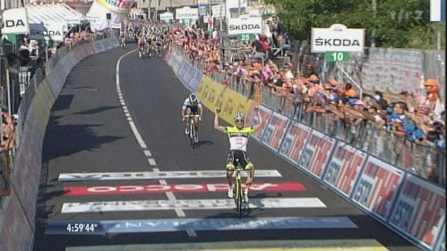 Cyclisme / Giro: l'Italien Oscar Gatto s'est adjugé la 8e étape devant Alberto Contador