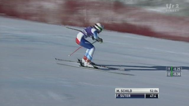 Ski alpin / Super G dames de Beaver Creek : Belle surprise pour Fabienne Suter qui s’empare de la 2ème place.