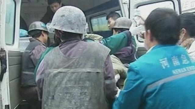 Accident dans une mine de charbon en Chine