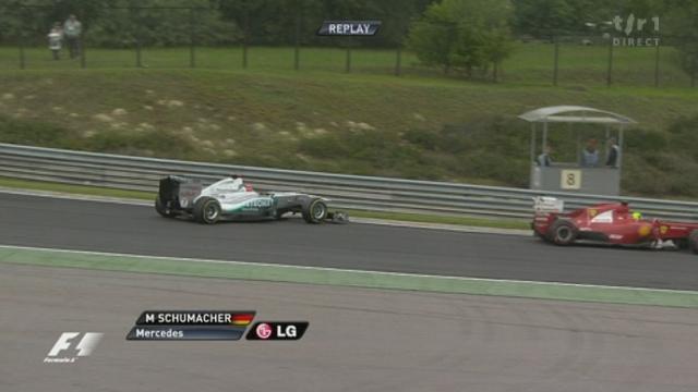 Automobilisme / F1 (GP de Hongrie): abandon de -Schumacher (29e tour). Hamilton toujours en tête