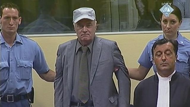 Séquences choisies - Ratko Mladic au tribunal