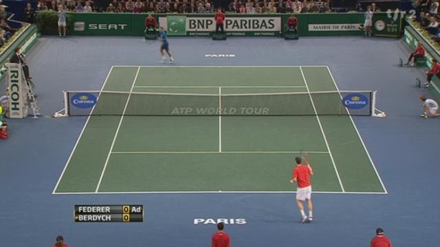 Tennis / Masters 1000 de Paris-Bercy : Federer accède à la finale, en disposant du Tchèque Tomas Berdych (ATP 7) en deux sets (6-4 6-3)