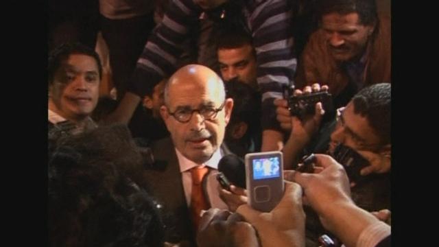 ElBaradei de retour en Egypte
