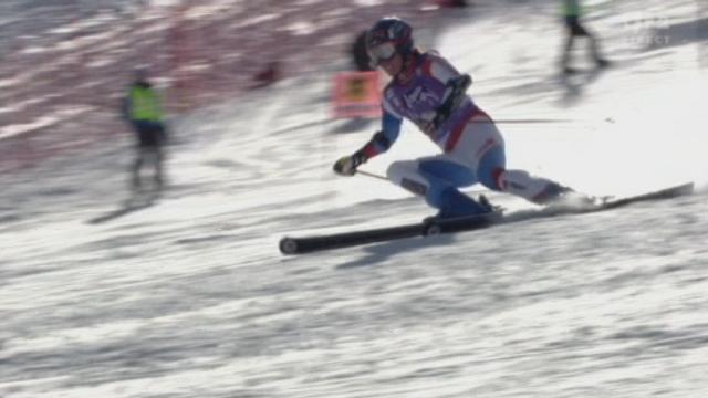 Ski alpin / ouverture de la saison Sölden (AUT): 2e manche géant dames. Dominik Gisin prend la tête