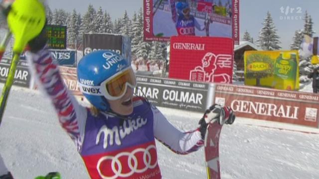 Ski Alpin / Slalom dames de Courchevel: Marlies Schild (AUT) impressionnante! Elle l'emporte avec presque 2 secondes d'avance sur Tanja Poutiainen (FIN)