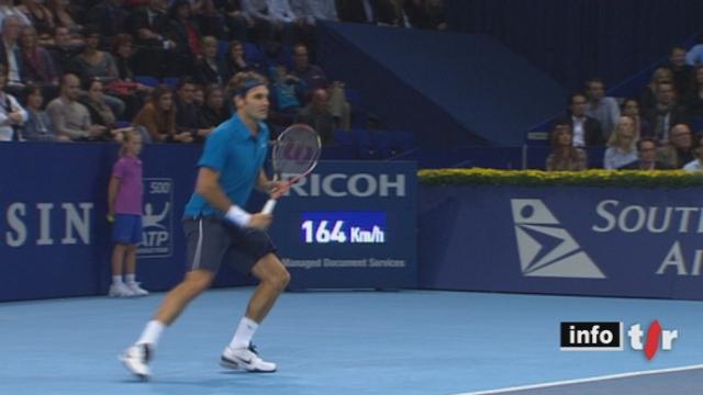 Tennis : Roger Federer, absent depuis plus de six semaines, a effectué lundi soir un retour gagnant, chez lui à Bâle