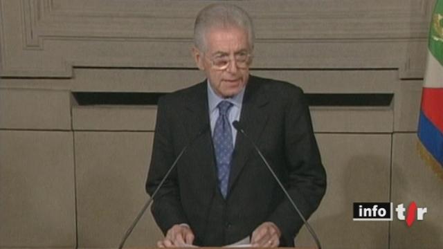 Italie: le nouveau président du Conseil italien Mario Monti a la lourde tâche de remettre de l'ordre dans les finances publiques du pays