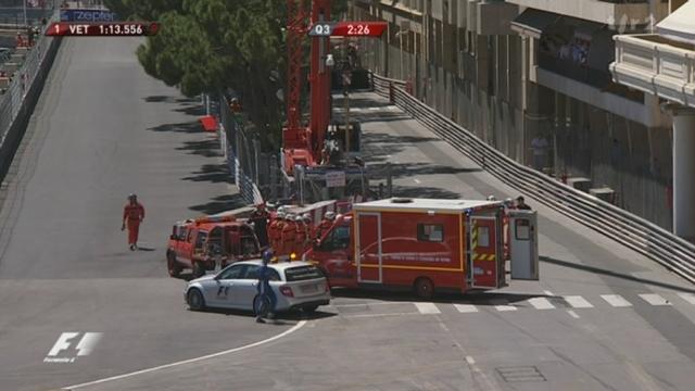 Automobilisme / F1 (GP de Monaco): Sergio Perez s'est accidenté lors des qualifications