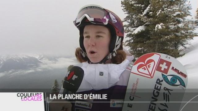 VS: portrait d'Emilie Aubry, jeune espoir du snowboard suisse