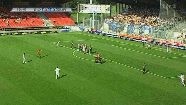 Football/Super League (1ère journée): résumé du match Sion - Zürich (1 - 0) et interview de Goran Obradovic, capitaine du FC Sion