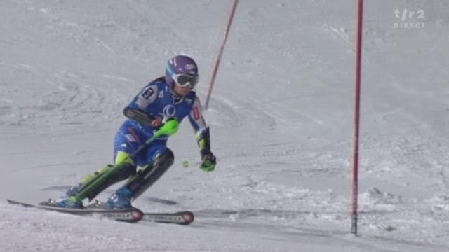 Ski alpin / slalom en nocturne de Flachau (AUT): 2e manche. Les 4 premières de la manche initiale sont les 4 dernières à partir. Dans l'ordre: Zettel/AUT, Hoefl-Riesch/ALL, Tina Maze/SLN et Marlies Schild/AUT