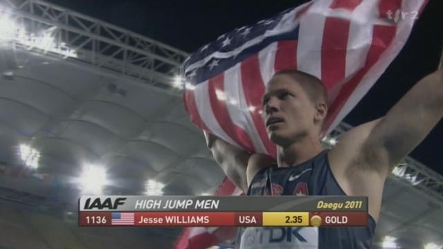 Athlétisme / Mondiaux de Daegu (CdS): saut en hauteur masculin. L'or à Jesse Williams (USA)