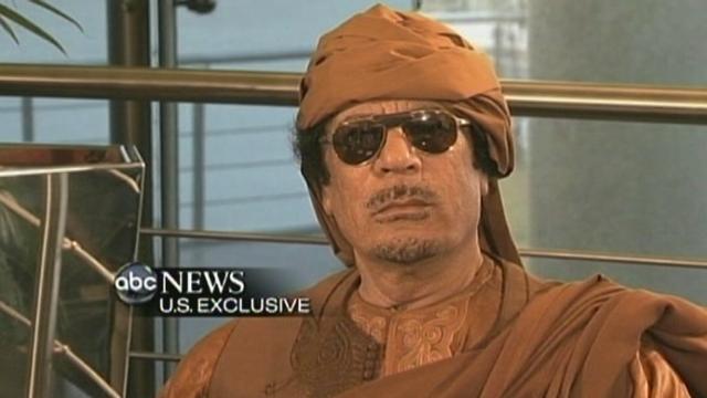 Mouammar Kadhafi: "Pourquoi devrais-je quitter mon pays?"