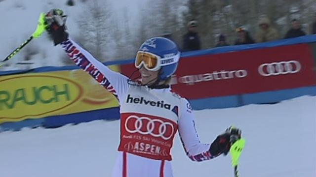 SKi alpin / Slalom dames Aspen: Imbattable Marlies Schild. L'Autrichienne remporte son 28e slalom de Coupe du monde. Maria Pietilae-Holmner 2e à plus d'une seconde.