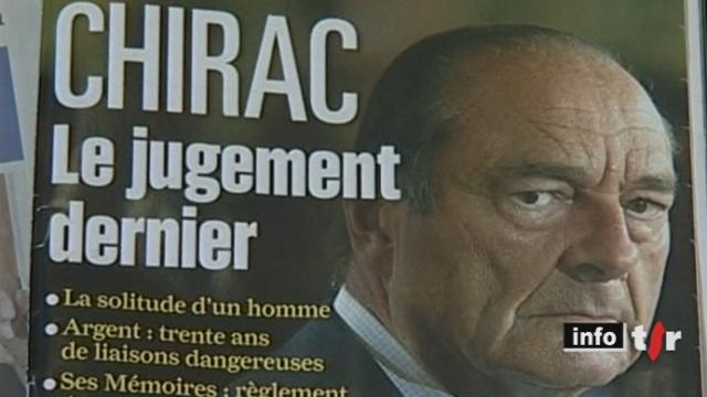 France : Jacques Chirac écope de deux ans d'emprisonnement avec sursis