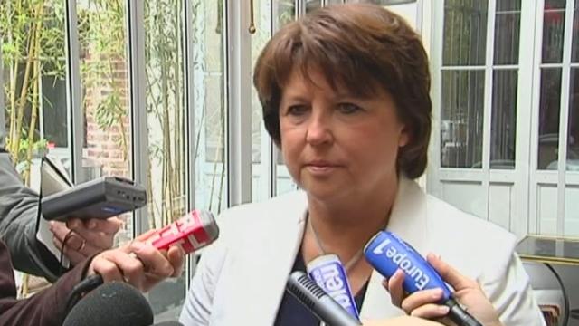 Réaction de Martine Aubry à l'arrestation de DSK