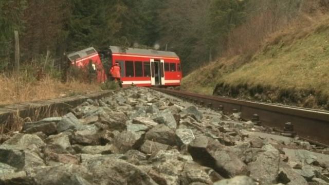 La tempête fait dérailler un train dans le Jura Bernois