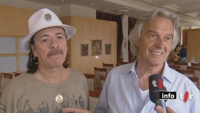 VD / Festival de Montreux: le chanteur Santana ouvre la 45ème édition du festival