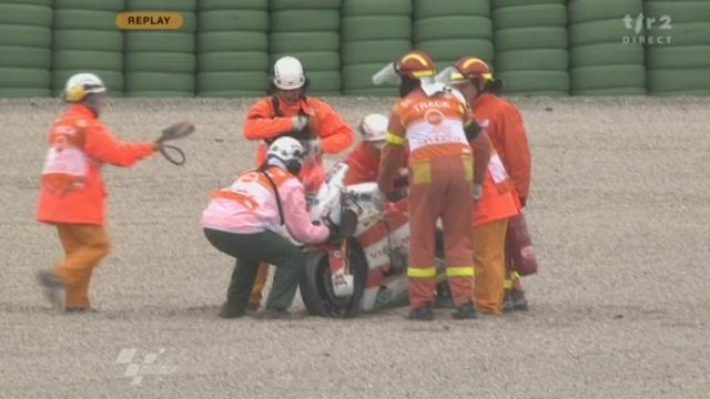 Morocyclisme / GP de Valence: moto2. Bradl chute! Le champion du monde à terre à 21 tourds de l'arrivée! Puis c'est le tour de Takahashi