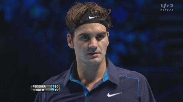 Tennis / Masters demi-finale: Roger Federer a finalement trouvé son rythme de criosière et empoche le premier set 7-5.