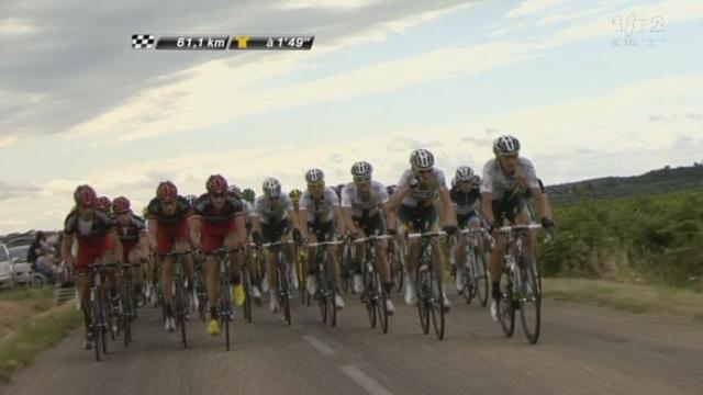 Cyclisme/Tour de France (15e étape): Après les Pyrénées, étape de transition normalement réservée aux sprinters. 5 hommes en tête avec moins de 2 minutes d'avance sur le peloton.
