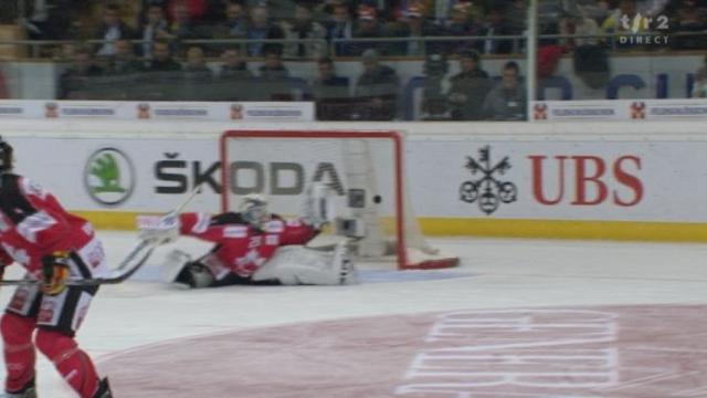 Hockey/Coupe Spengler (3e journée). Team Canada - Davos. 2 à 0 pour les Grisons grâce à un doublé de Sykora... Quel tir!
