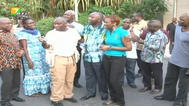 Séquences choisies - Laurent Gbagbo dans sa résidence