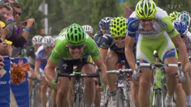 Cyclisme/Tour de France (15ème étape): le Britannique Mark Cavendish (HTC) a remporté au sprint cette étape. Le Français Thomas Voeckler (Europcar) a conservé le maillot jaune de leader