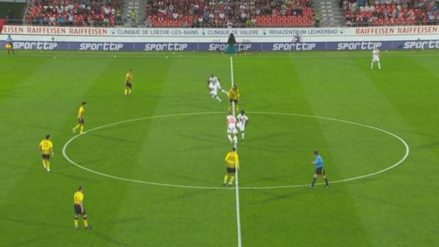 vFootball / Europa League: Sion bénéficie d'un penalty dès la 1re minute. Feindouno transforme