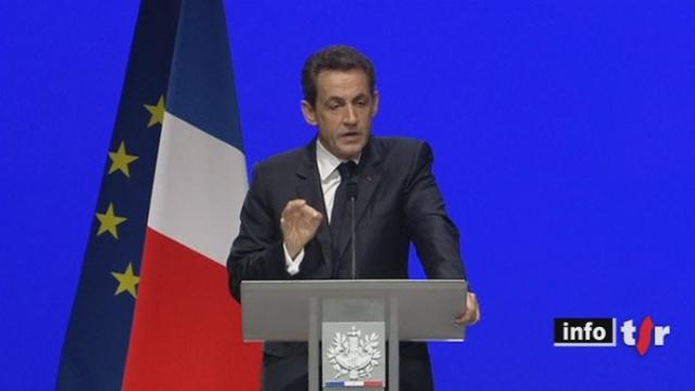 Crise européenne : Nicolas Sarkozy était jeudi à Toulon (FR) pour rappeler l'importance d'une vision commune face aux turbulences financières