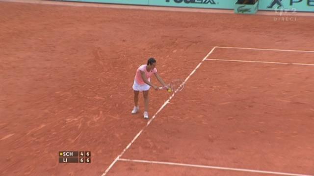 Tennis / Roland Garros (finale dames): Francesca Schiavone (ITA) et Na Li (CHN) disputent le tie-break en seconde manche