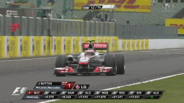 Automobilisme / F1 (GP de Hongrie): un trio inédit en tête (42e tour sur 70). Button, Hamilton, Alonso. Vettel et Webber 4e et 5e seulement