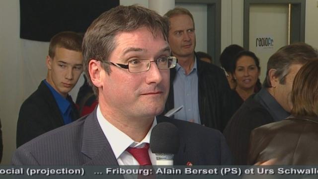 Christian Levrat (Président PSS): « On a fait un score remarquable à Fribourg »