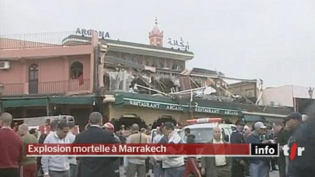 Maroc: une explosion criminelle fait quinze morts dans un café de Marrakech