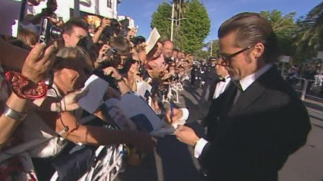 Séquences choisies: Brad Pitt à Cannes