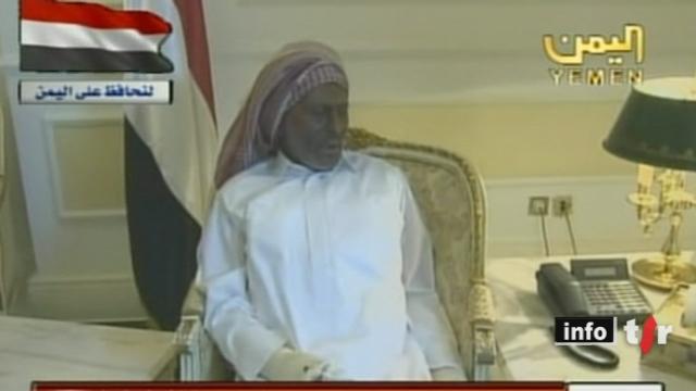 Au Yémen, le président Ali Abdallah Saleh est apparu à la télévision pour la première fois depuis l'attaque de son palais à Sanaa le 3 juin dernier