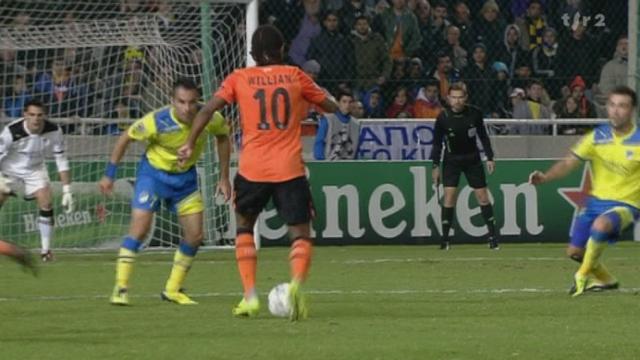 Football / Ligue des Champions (gr. G): Apoel-Shakhtar (0-2)