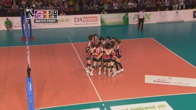 Volleyball/Masters de Montreux (finale): le Japon s'impose facilement face à Cuba