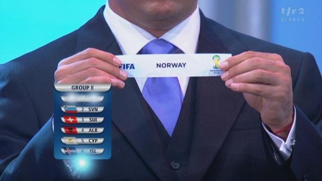 Football / Mundial 2014 Brasil: la composition du groupe E de la Suisse, avec la norvège, la Slovénie, l’Albanie, Chypre et l’Islande. On ne pouvait pas rêver plus favorable. Maintenent, il faudra encore concrétiser