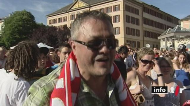 Football / Finale de la Coupe de Suisse: à Neuchâtel comme à Sion, les supporters ont suivi de très près la rencontre