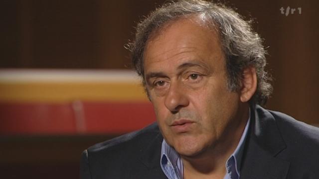 Football: interview de Michel Platini, président de l'UEFA (1/2)