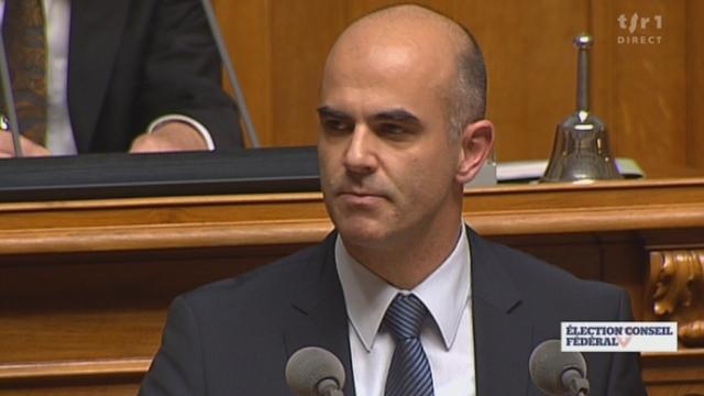 Discours du nouvel élu Alain Berset