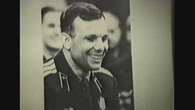 Séquences choisies - images d'archives de Youri Gagarine