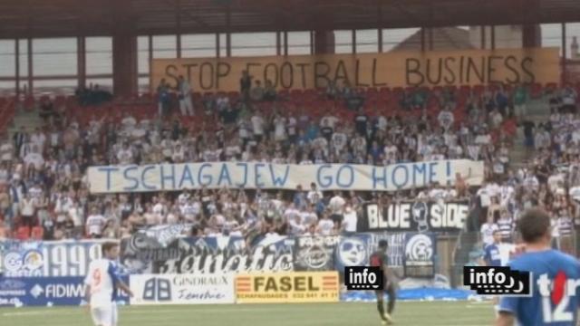 Neuchâtel Xamax: la gestion du club par Bulat Chagaev agace les supporters, et ils le font savoir
