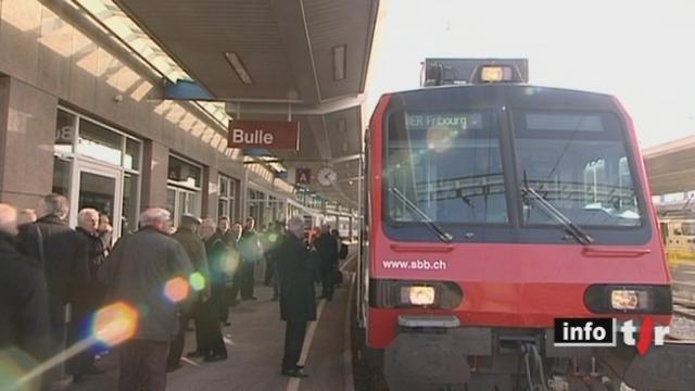 FR: la première ligne du réseau RER reliant Bulle à Berne est inaugurée ce vendredi