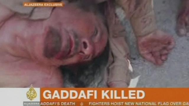 Séquences choisies - Vidéo du corps de Kadhafi
