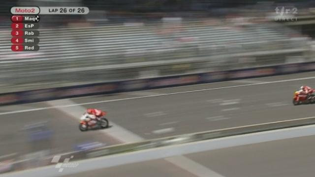 Motocyclisme / GP d'Indianapolis: moto2. L'arrivé. 5e victoire de Marquez (ESP).